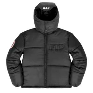 Ftp size medium black puffer jacket